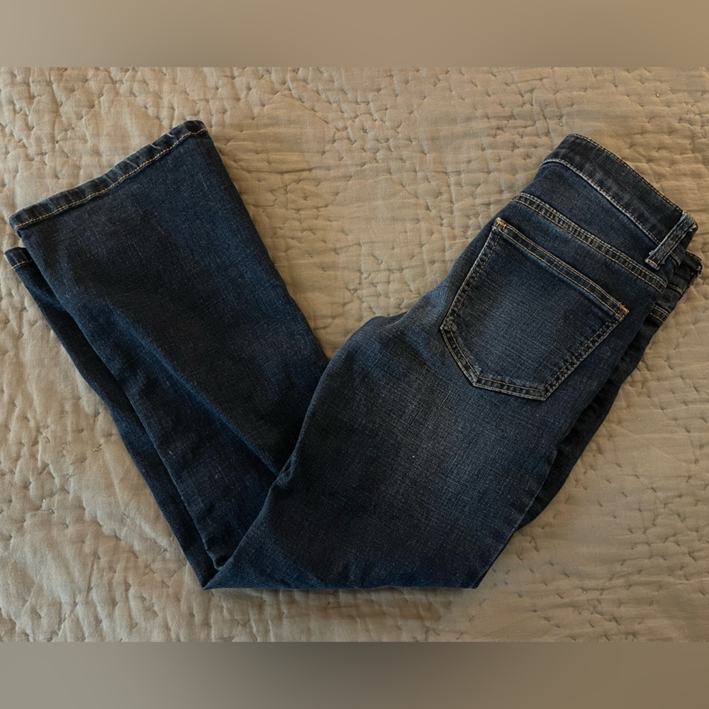 American Star Kids Boys Blue Jeans Sz 10 Cotton Polyester Rayon Blend Adjustable